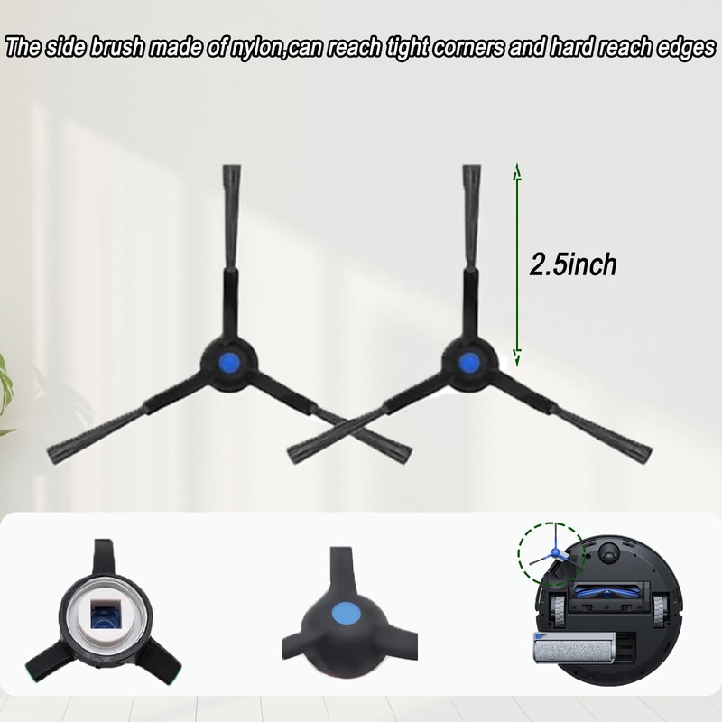 20 Pcs Accessories for Ecovacs Deebot X8 Pro Omni Robot