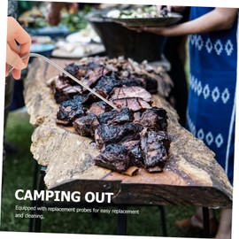 MAGICLULU 1set Barbecue Meat Thermometer Probe Replacement for Accurate Cooking Compatible Lightweight and Compact Design for Oven and Grill Use