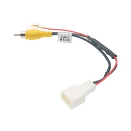 Back Camera Converter Cable, YONGDING Toyota Rear Camera Connection Adapter Back Camera Input Converter Rear Camera RCA Wire Rear Camera Input Converter Adapter for Toyota Daihatsu Eclipse Navigation 4 Pole Coupler for Car
