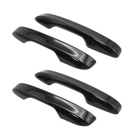 VIKKSAER 4Pcs Car Exterior Door Handle Cover Trims Accessories, Replacement for Honda Civic 11th Gen 2022-2024 Replacement for Accord CRV HRV 2023 2024 (Black)