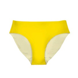 Dellukee Women's Breathable Hipster Underwear Brief Cool Strech Comfortable Bikini Panty Yellow