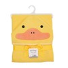 JN&LULU Organic Cotton Fabric Hooded Towel for Kids & Toddlers,