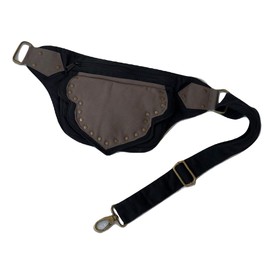 Cotton Waist bag Women Perfect Stylish Trendy Lace Hip Belt Money Bag, Utility Belt Unisex Travel Bum Waist Pack Money Belt Travelling Hip Fanny Pack Bum bag Travel Hiking Belt (Black)