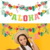 Hawaii Tropical Bunting Banner Large Hawaiian ALOHA Party Decorations Banner