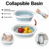 Admygo Thickened Collapsible Washing Up Bowl, Space Saving Camping Sink
