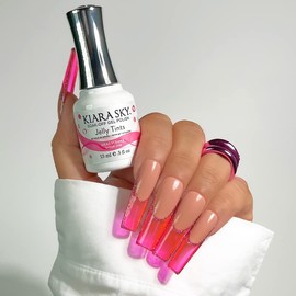Kiara Sky Professional Nails Soak Off Jelly Tint Gel Polish (Heat Stroke)