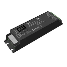 DMX512 & RDM LED Decoder, 4-Kanal, 5A pro Kanal, 12-24V DC, LED-Steuergerät mit Display (DE-E)