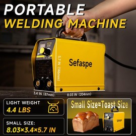 MMA120 Stick mini Welder 110V 120A IGBT Portable Synergic Stick Welder Machine with Hot Start Anti-Stick Tools,handheld welding machine