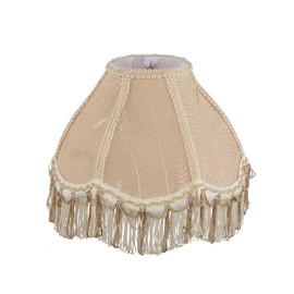 Aspen Creative 55001, Bell Uno Lamp Shade, Oatmeal, 4" Top x 10" Bottom x 7" Slant Height, Slip UNO 33mm