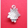 Unbranded 9 pcs ANT SILVERTONE Christmas POINSETTIA SETS Charms Pendants