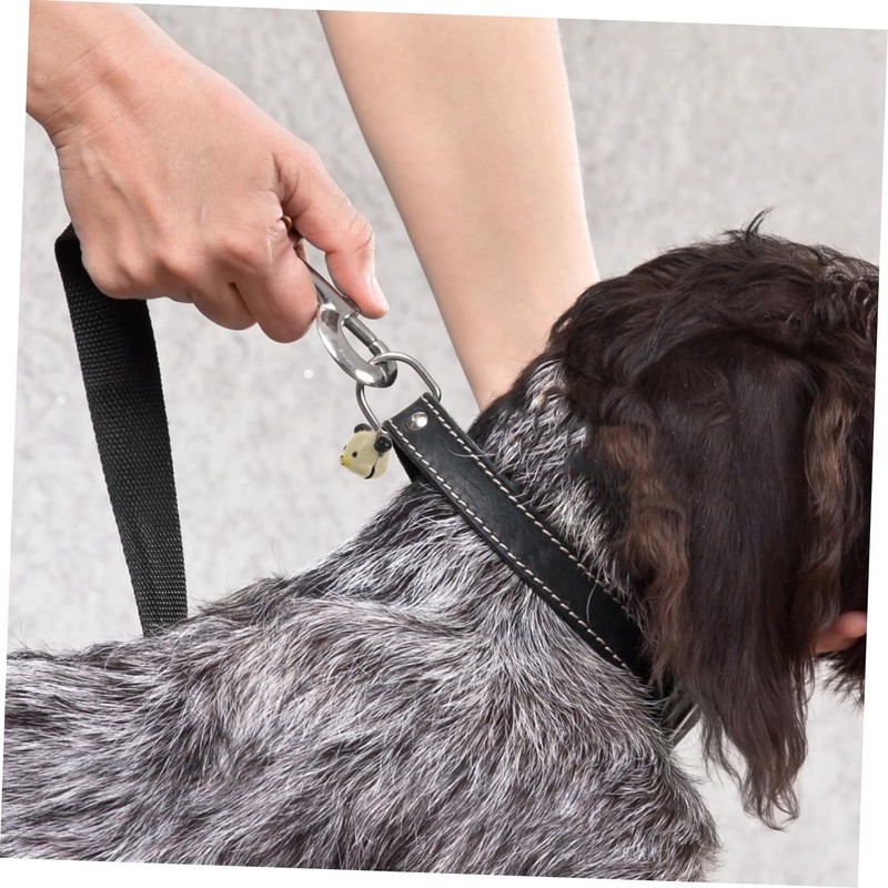 Kisangel 5sets Collar for Dog Bell Metal Dog Collar Accessory