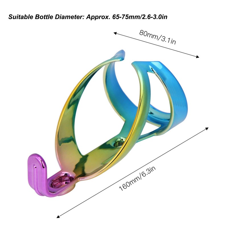 Bicycle Bottle Cage Colourful Bicycle Water Bottle Holder Cycling Water