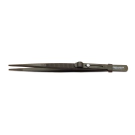 Grobet Diamond Tweezer, Slide Lock, Fine Points