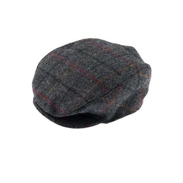 Dents Mens Abraham Moon Tweed Baseball Cap - Blue -