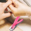 Vaguelly Portable U Shaped Nail Clipper Fingernail and Toenail Trimmer