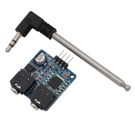 Heevhas TEA5767 Radio FM Stereo Radio Module 76-108MHz with Connector Board and Antenna for Arduino
