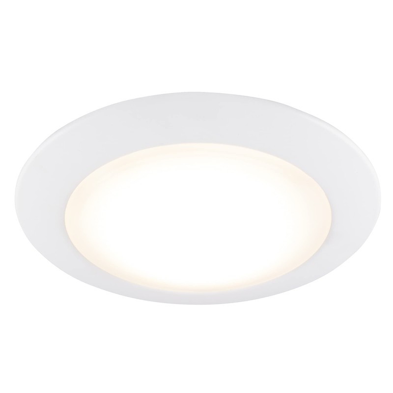 Sunset Lighting F8626-30-4K Sunset Disk Light, White, 1.13x7.50x7.50