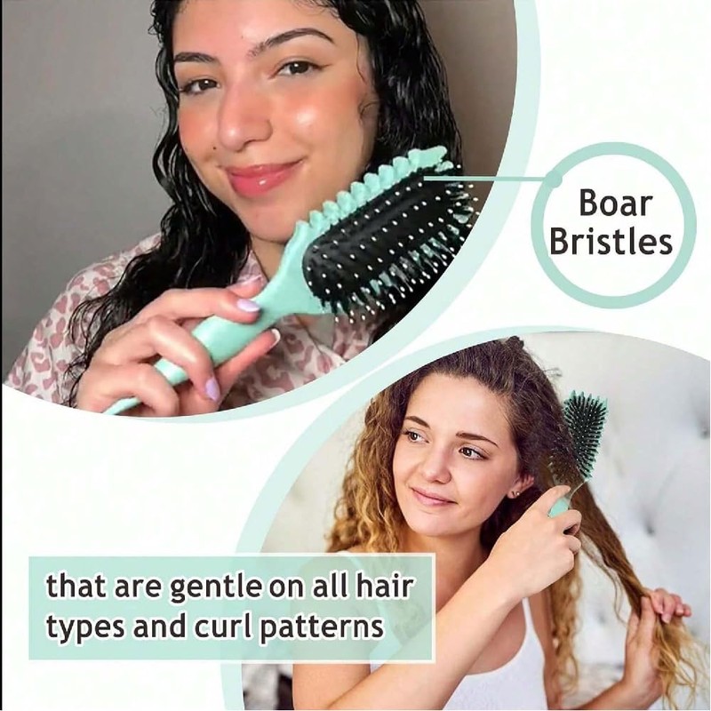 Defining Brush For Women,Boar Bristle Hair Brush, Styling Brush for