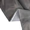 LB Zen Spa Shower Curtain Grey Bamboo Stone with Teal