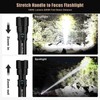 SKYFIRE Rechargeable Flashlights High Lumens,5000mAh Super Bright Flashlight Waterproof Powerful