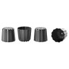 Ibili Canele Mould Set Moka 6 cm 4 Pieces, rolled