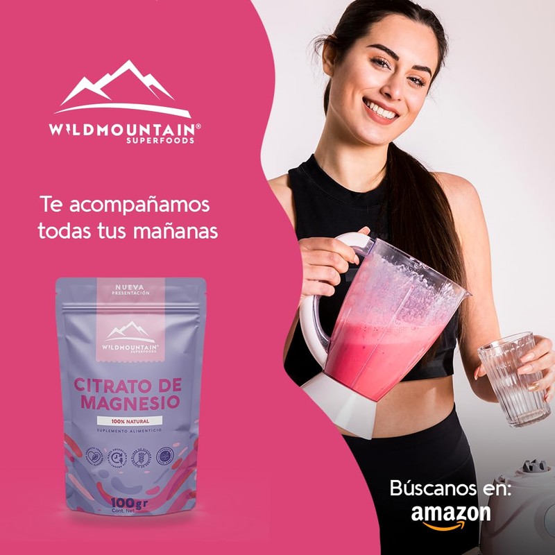 WILDMOUNTAIN - CITRATO DE MAGNESIO 100gr.