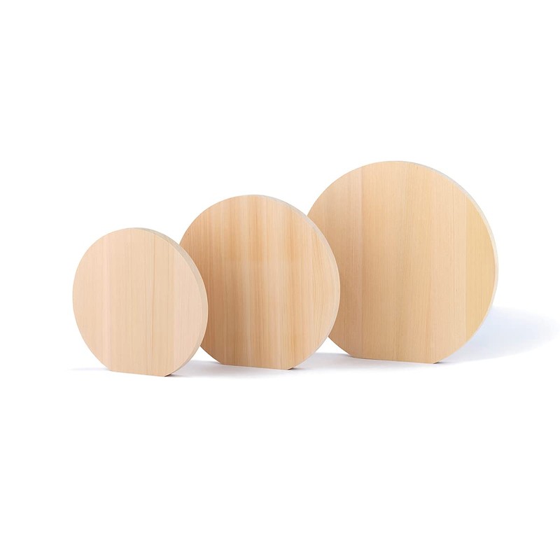Aomori Hiba Round Cutting Board, Large Round Cutting Board