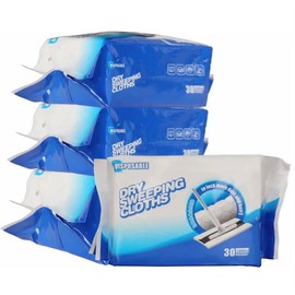 Disposable Dry Mop Pads Refill – 60 Count (30 x 22 cm)