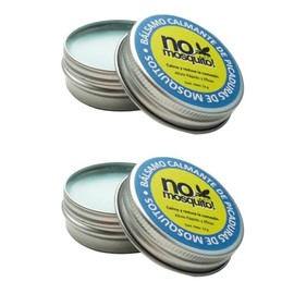 No Mosquito Bálsamo Calmante Anti Picazón, Alivio Rápido y Eficaz, 2 piezas de 15 g