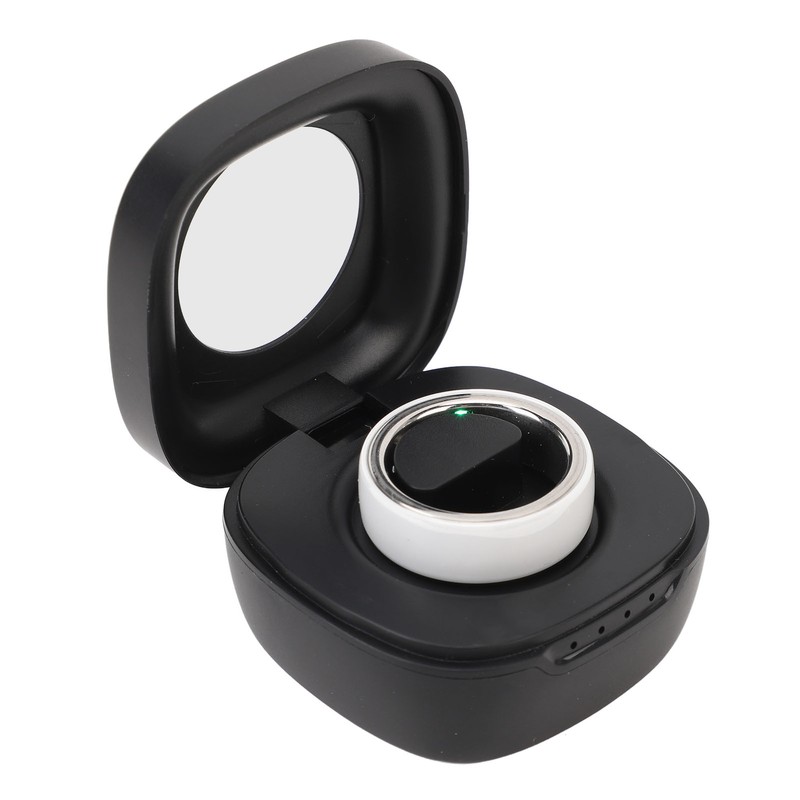 Smart Ring Multifunction Sleep Temperature Monitoring Pedometer 23mah Health Tracker
