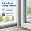 Self-Adhesive Brush Weather Stripping for Doors & Windows – Gray