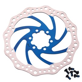 Bynccea 140 mm 160 mm 180 mm 203 mm Bicycle Brake Disc with 6 Screws for Mountain Road Bike MTB BMX