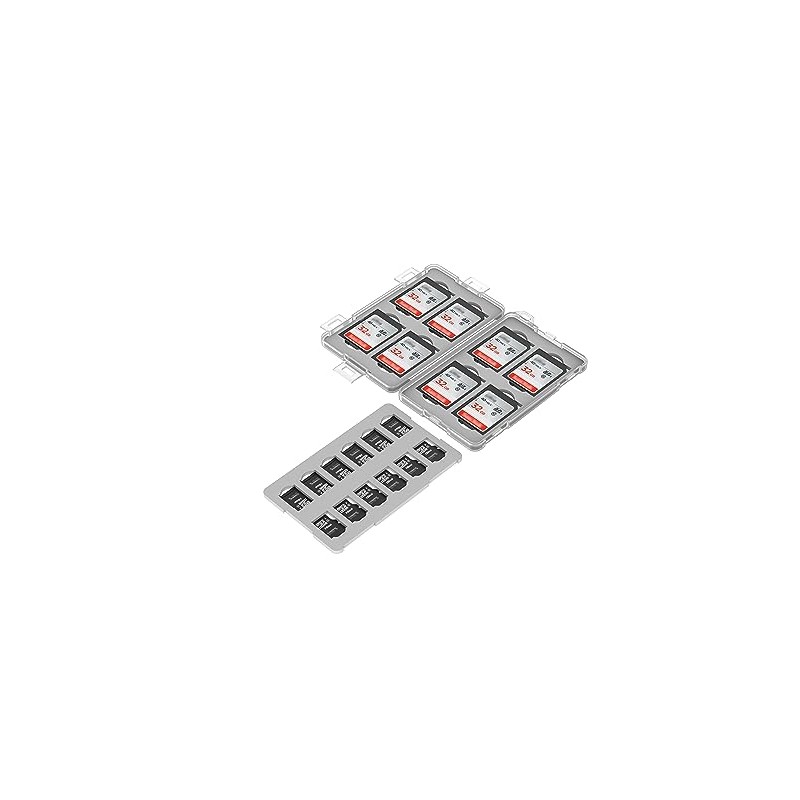Flashwoife, 8 x SDHC + 12 x MicroSD Storage Memory