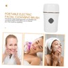 Minkissy Electric Facial Brush Face Scrubber for Pores Cleansing Exfoliating