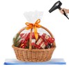 WIKDAY Heat Shrink Wrap Bags for Gift Baskets 10 PCS