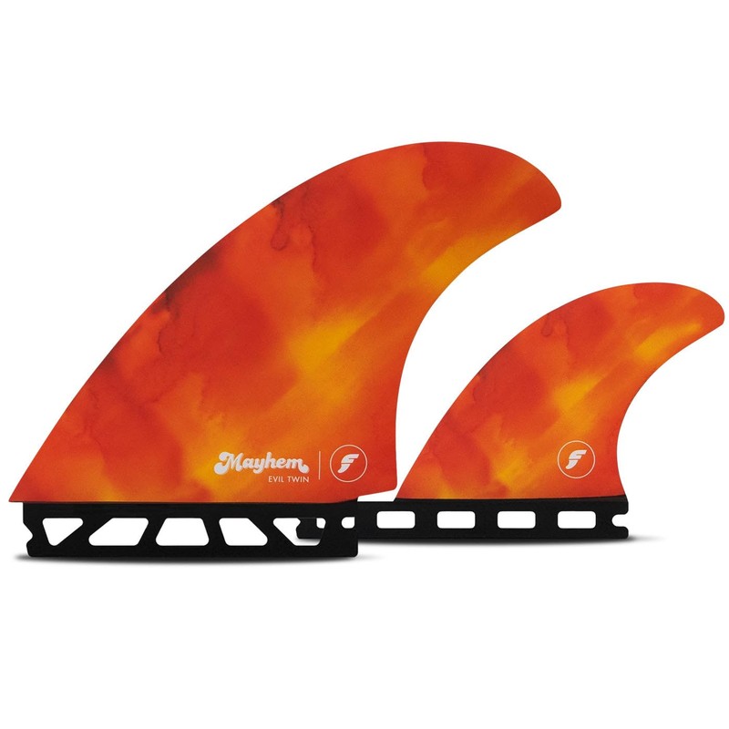 Futures Fins Mayhem Evil Twin + 1 Medium Fin Set
