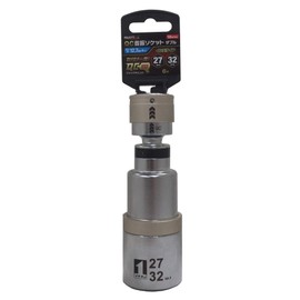 Ichinen Access MUST TOOL Socket IM-4W2732IUN-6K QC Oscillating Socket, Double, 27/32, Hexagonal 19853, Insertion Angle: 0.5 inches (12.7 mm) (4 minutes) In-Slide