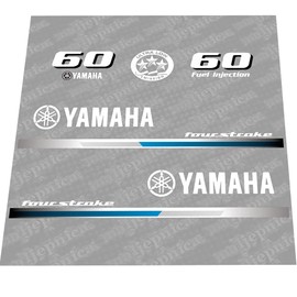 411 Decals Aftermarket Replacement for Yamaha 60 (2013) Outboard Decal (Sticker) Set