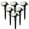 TECKNET Spot Lights Outdoor with 59 LED, 6 Pack Solar