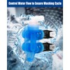 Water Inlet Valve Fit for Whirlpool Maytag Washer Machine, Front