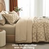 ALAOOKKA Khaki Tufted Comforter Set King Size 7 Piece Bed