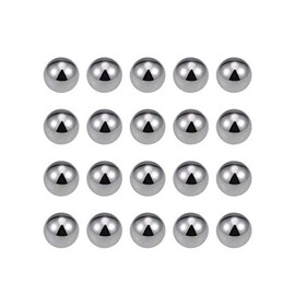 sourcing map Bearing Balls Carbon Steel Precision Balls 9 mm Pack of 100