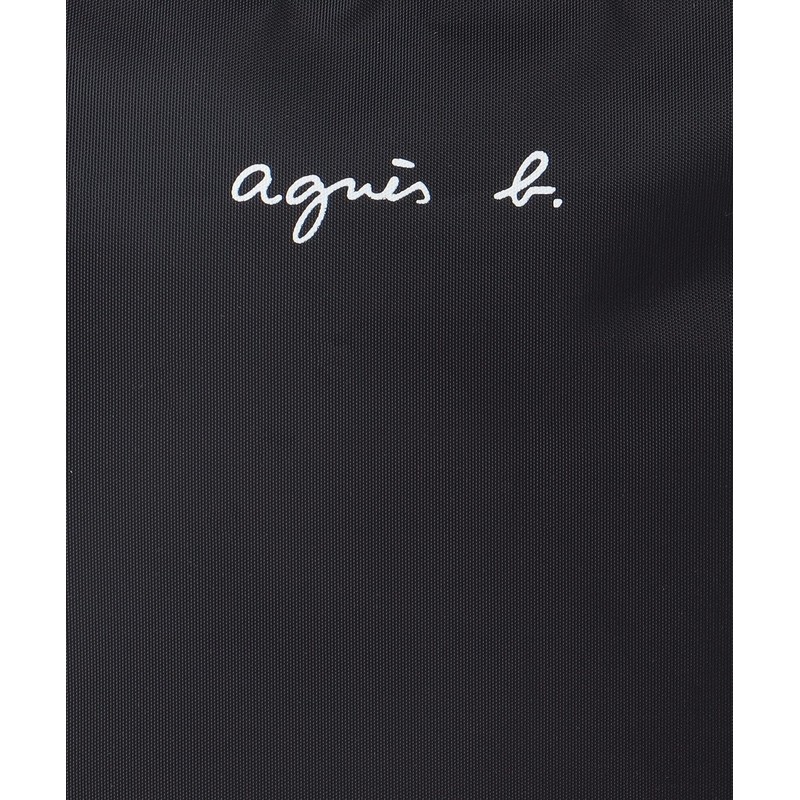 Agnes B AC12 E SAC Women's Logo Shoulder Bag Handbag,