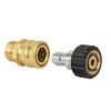 McKillans® Pressure Washer Quick Connect Kit, M22-14mm to 3/8" Male