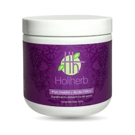 Holiherb - Myo-Inositol (4g) + Ácido Fólico | Suplemento en Polvo para 50 días