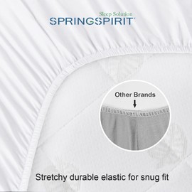 Cot Bed Mattress Protector Waterproof 140x70cm fitted, Quilted Toddler Bed Mattress Cover, Soft & Breathable Mattress Topper for Cot Bed