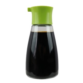 EIKS 2 Set Glass Cruet Bottles Dispenser for Olive Oil Vinegar Soy Sauce, Suitable for Kitchen Cooking Barbecue Usage