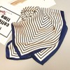 WHITE FANG MA054 Scarf, Stole, Striped, Stylish, Afghan Casual Silk,