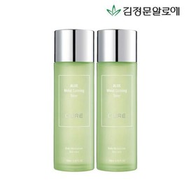 Gimjeongmun Aloe 김정문알로에 큐어 알로에 모이스트 카밍 토너 130ml 2개 Kim Jeong Moon Aloe Cure Aloe Moist Calming Toner 130ml 2-pack