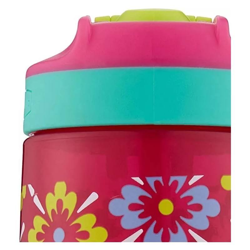 Rubbermaid Botella Leakproof Infantil Rubbermaid® Pink Flowers, 414 Ml